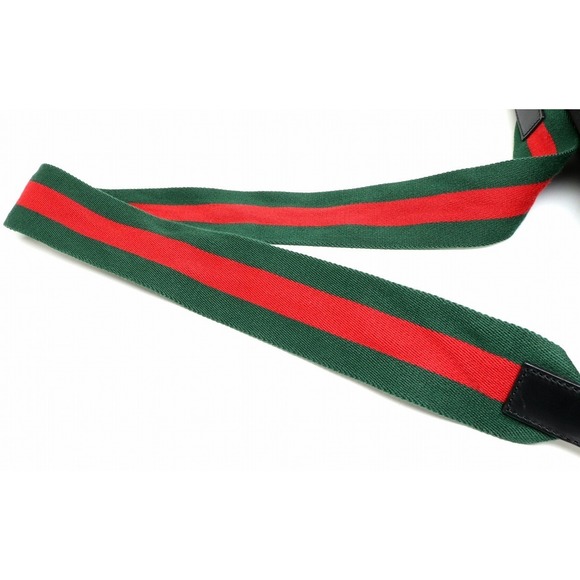 Gucci Sherry Line Messenger Bag Nylon Leather Black - Picture 4 of 7